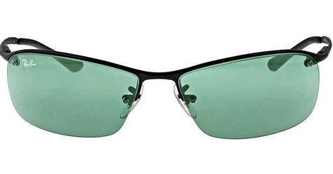 ray ban semi rimless rectangle sunglasses